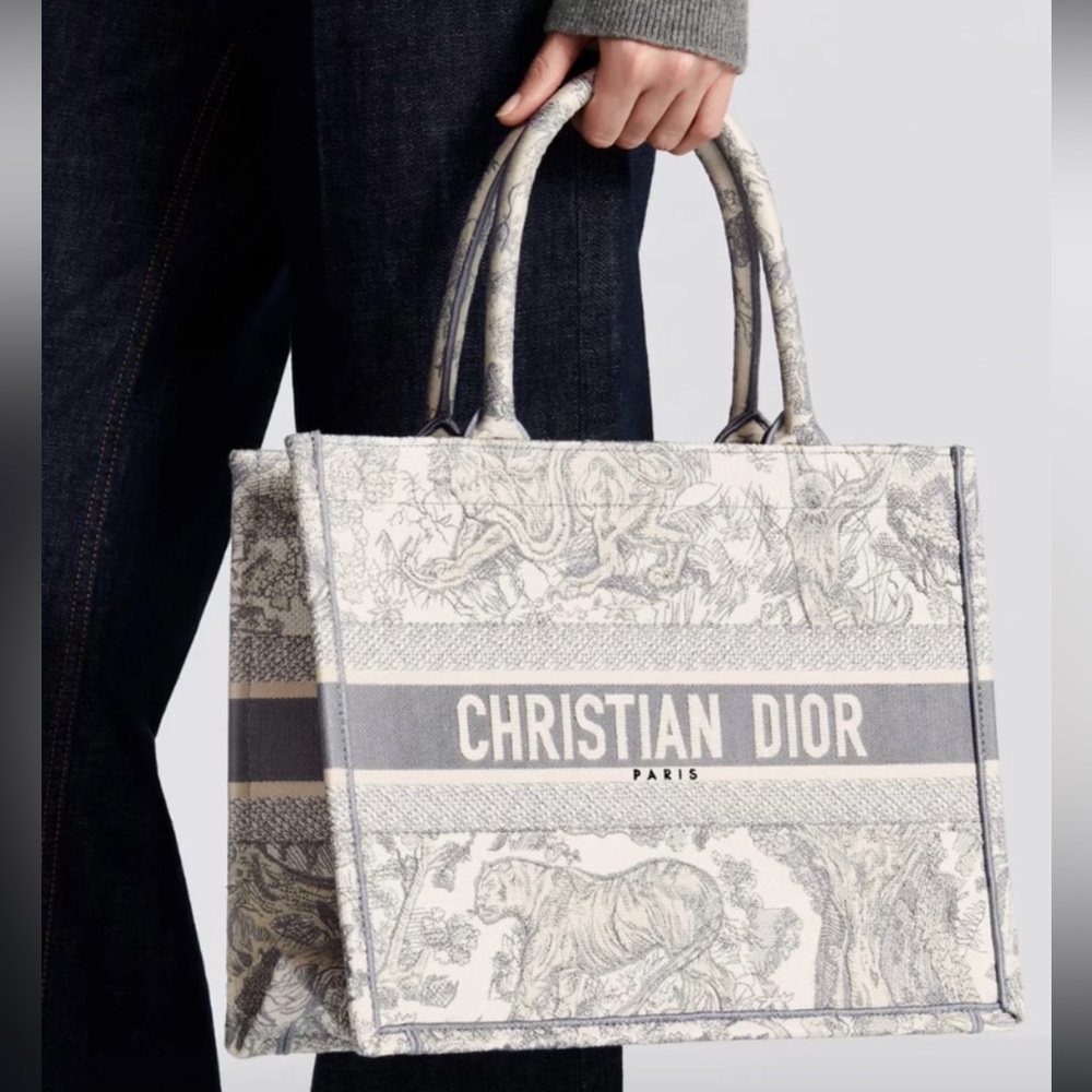 Authentic Christian Dior Medium Book Tote